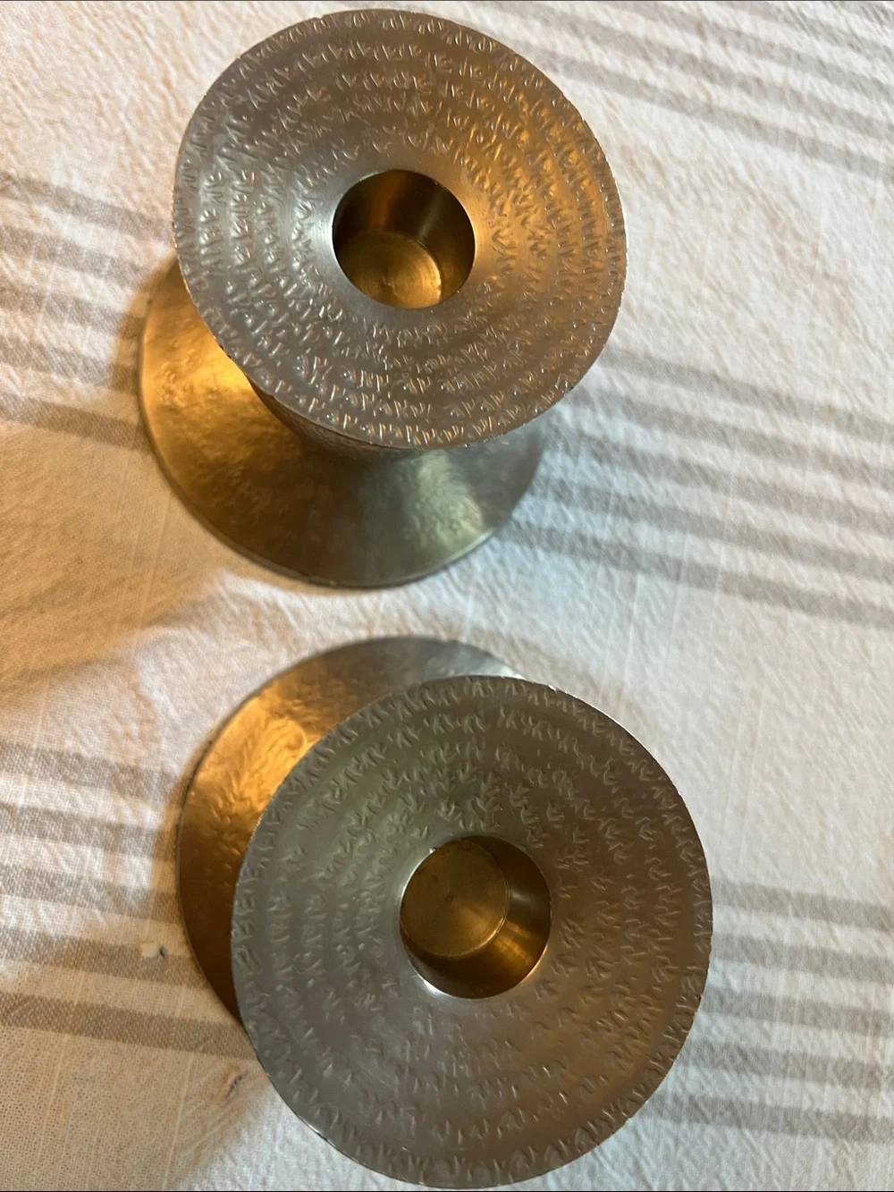 N/A hammered candle